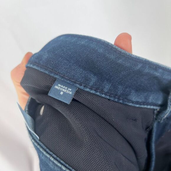 J Jill Denim Premium Flex High Rise Legging Denim Jeans Size 8 Non Destructed - Picture 9 of 12